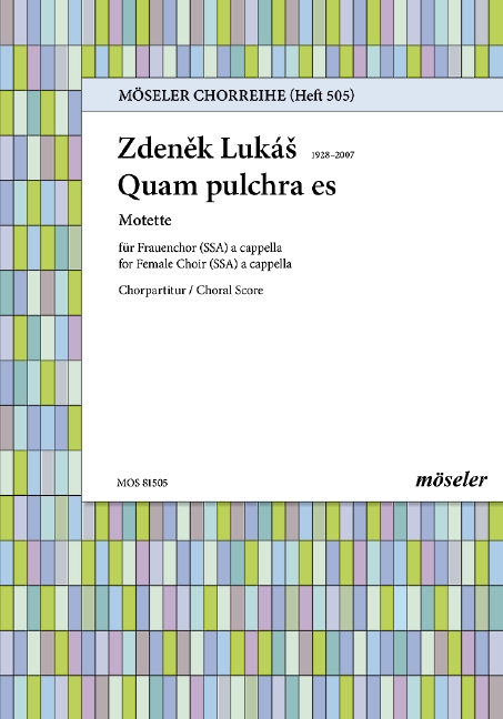Vorderes Coverbild Quam pulchra es 505