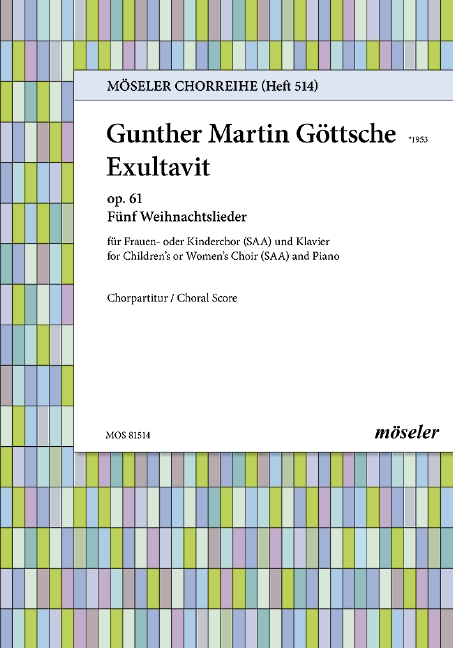 Vorderes Coverbild Exultavit op. 61 514