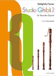 Vorderes Coverbild Studio Ghibli 2 for Recorder Quartet 