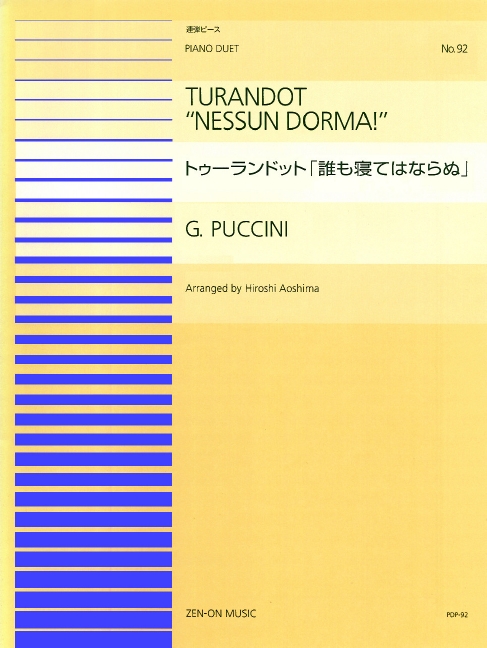 Vorderes Coverbild Turandot 92
