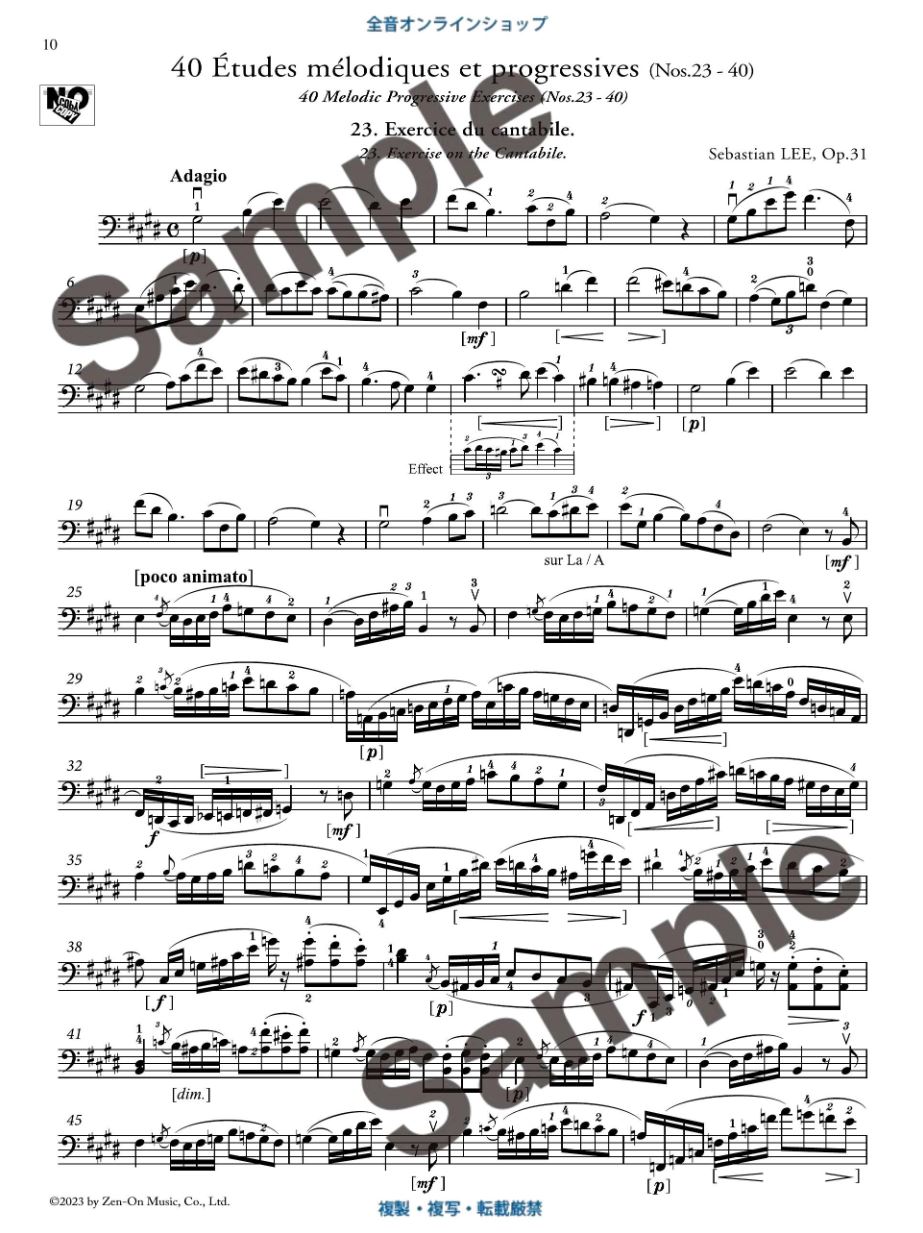Anderes Coverbild 40 Melodic Progressive Exercises op. 31 Band 2