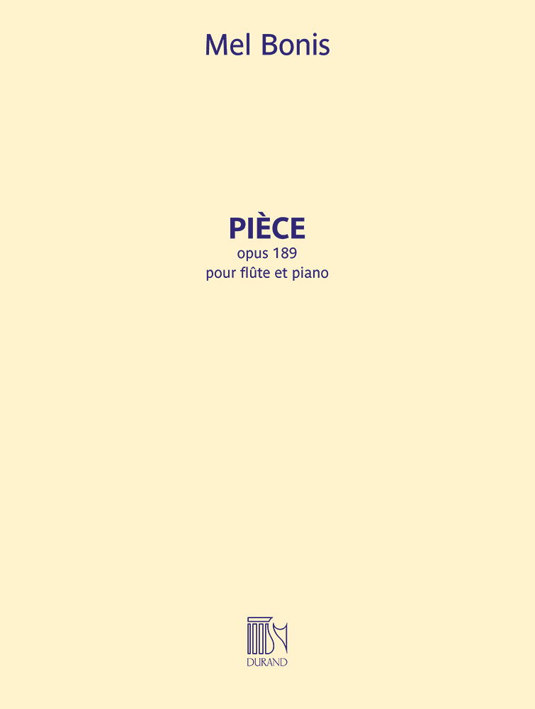 Vorderes Coverbild Pièce pour flûte et piano op.189