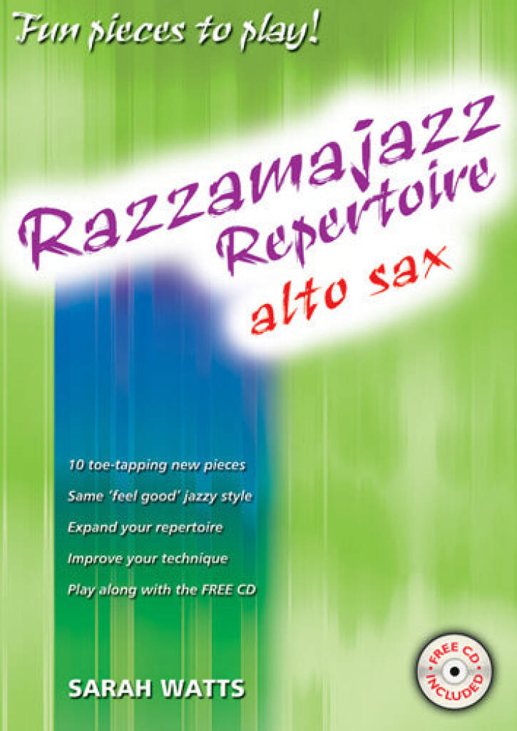 Vorderes Coverbild Razzamajazz Repertoire Alto Sax