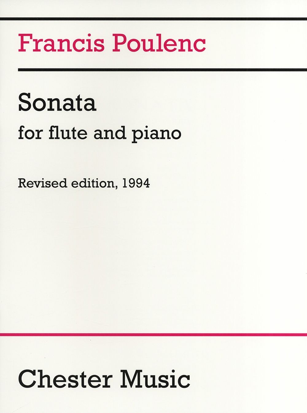 Anderes Coverbild Sonata For Flute And Piano