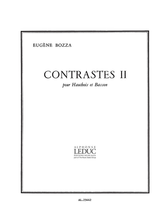 Vorderes Coverbild Contrastes II