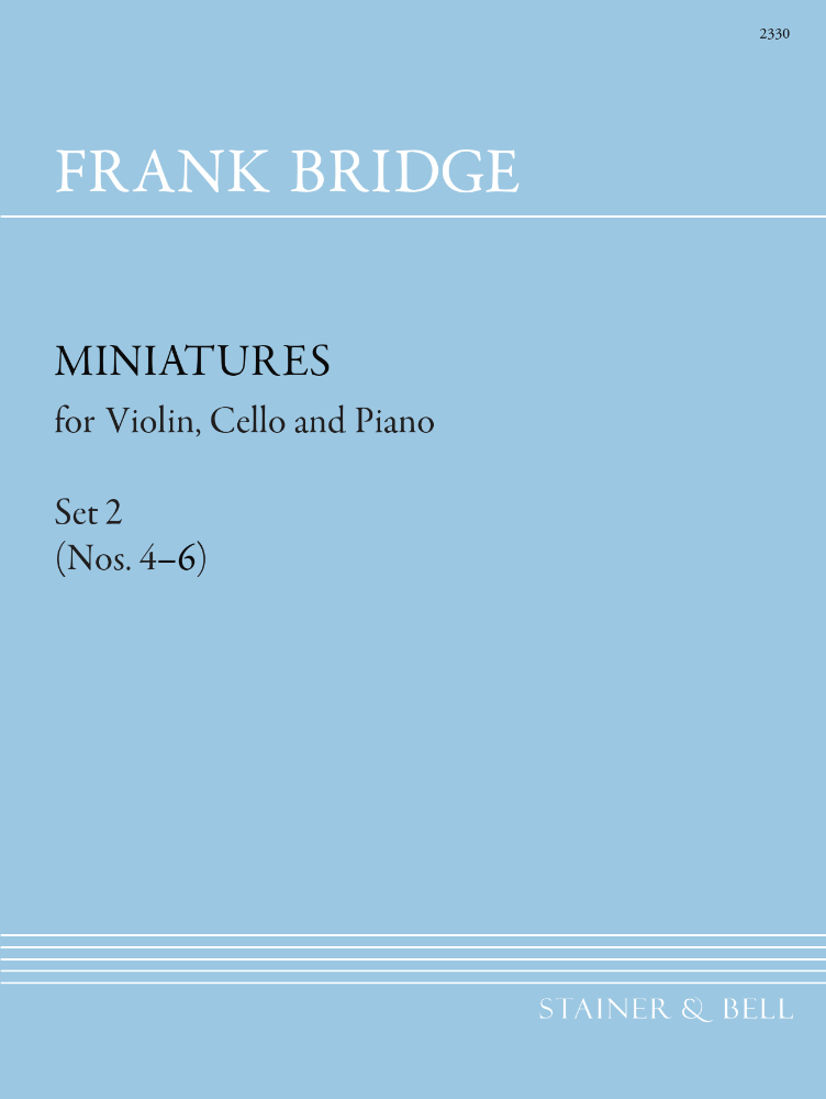 Vorderes Coverbild Miniatures for Violin, Cello and Piano - Set 2