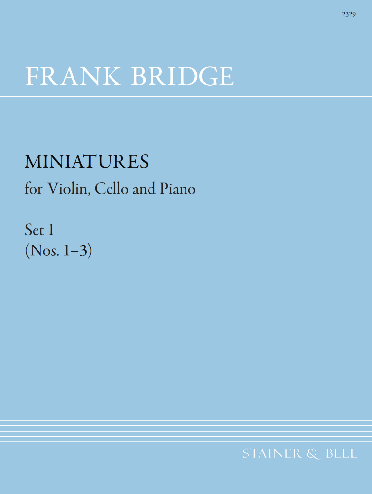 Vorderes Coverbild Miniatures for Violin, Cello and Piano - Set 1
