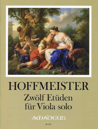 Vorderes Coverbild 12 Etüden für Viola solo