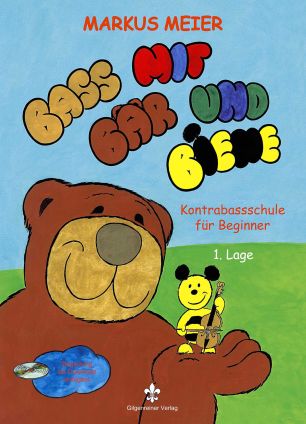 Vorderes Coverbild Bass mit Bär und Biene - 1. Lage