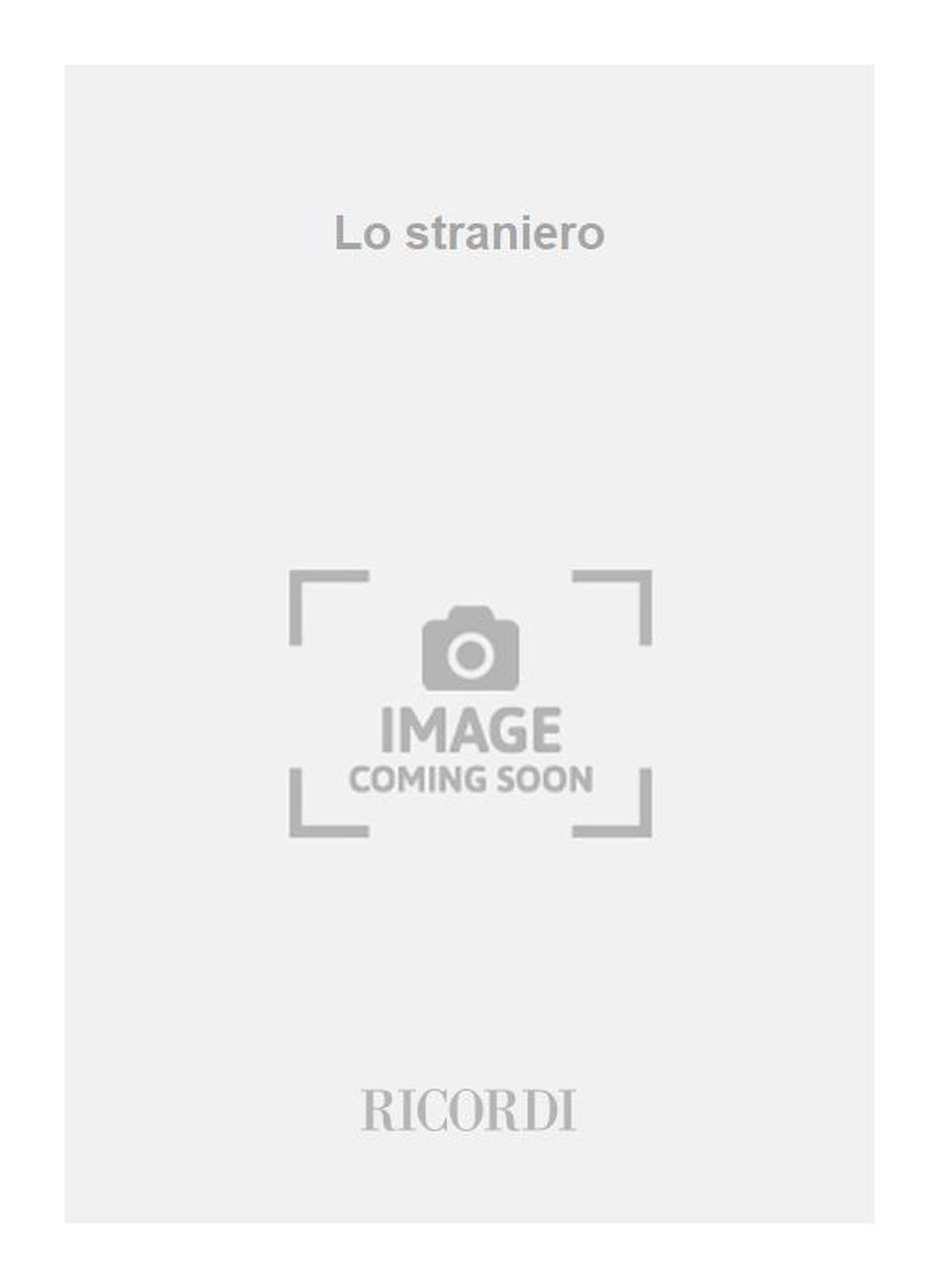 Vorderes Coverbild Lo straniero