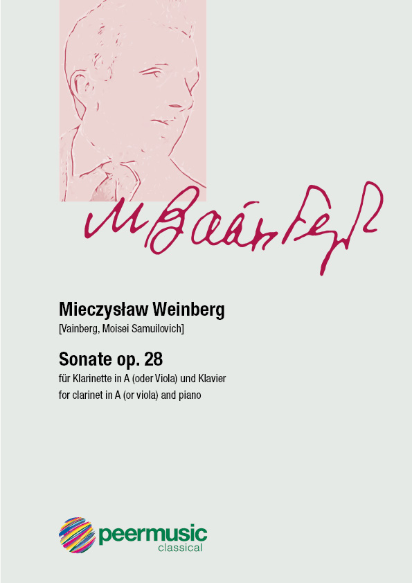Vorderes Coverbild Sonate für Klarinette in A (oder Viola) und Klavier op. 28