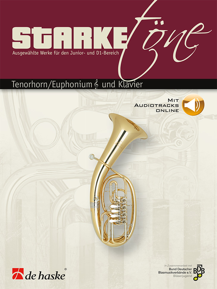Vorderes Coverbild Starke Töne - Tenorhorn/Euphonium und Klav.