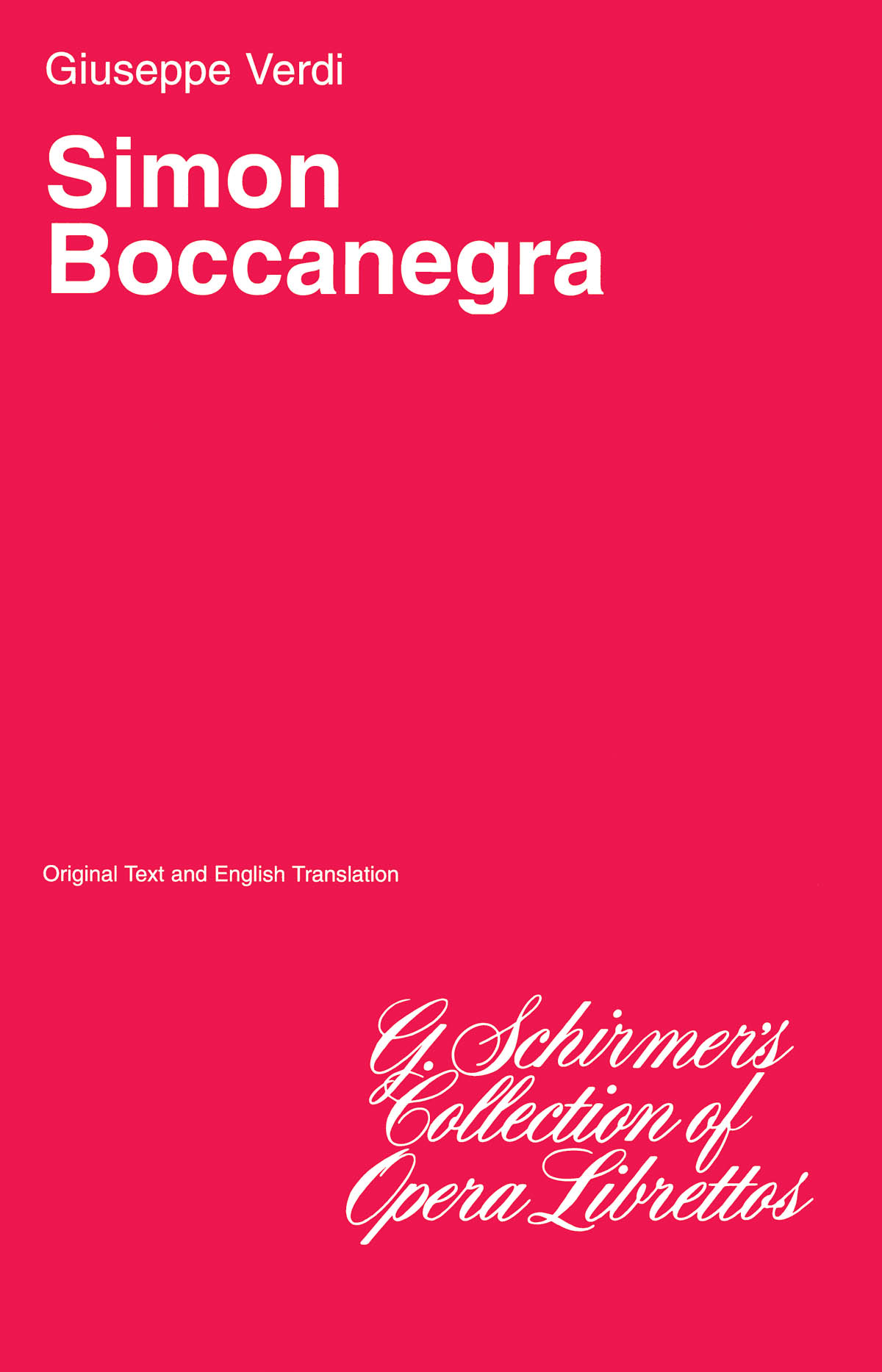 Vorderes Coverbild Simon Boccanegra