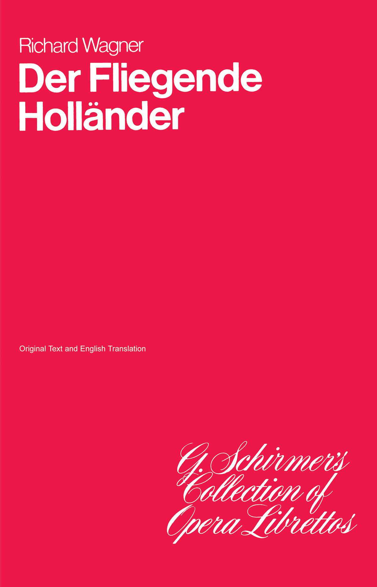 Vorderes Coverbild Der Fliegende Holländer