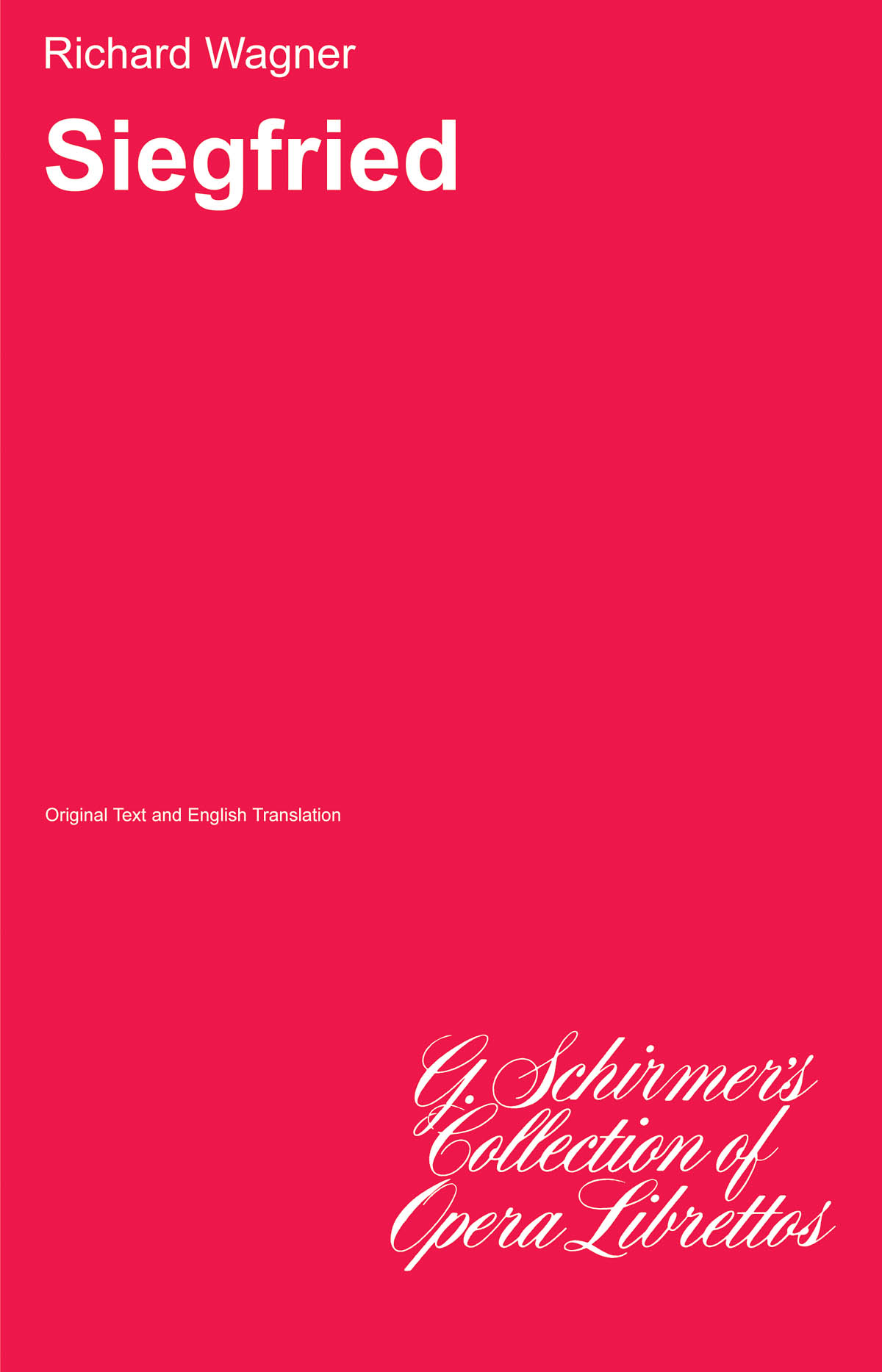 Vorderes Coverbild Siegfried
