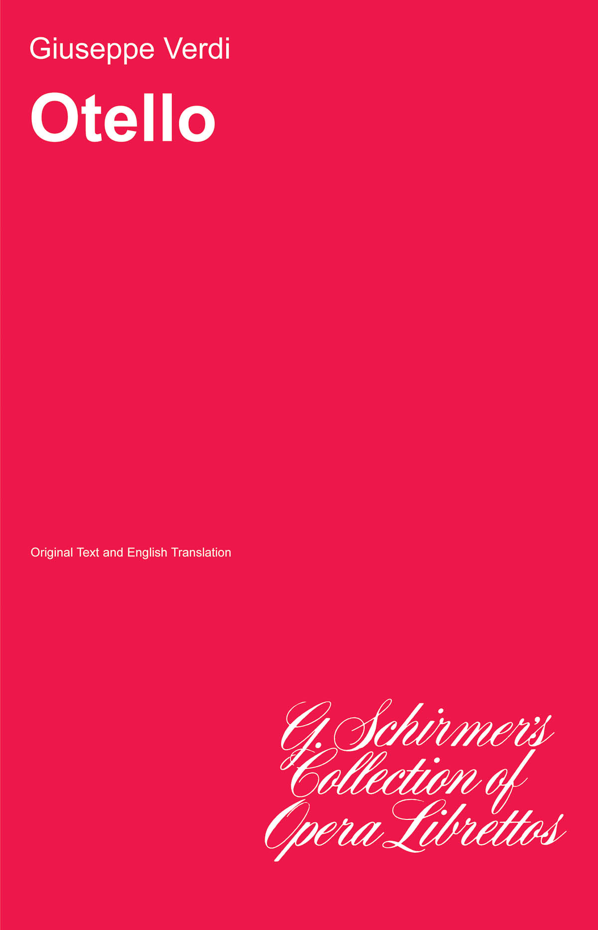 Vorderes Coverbild Otello