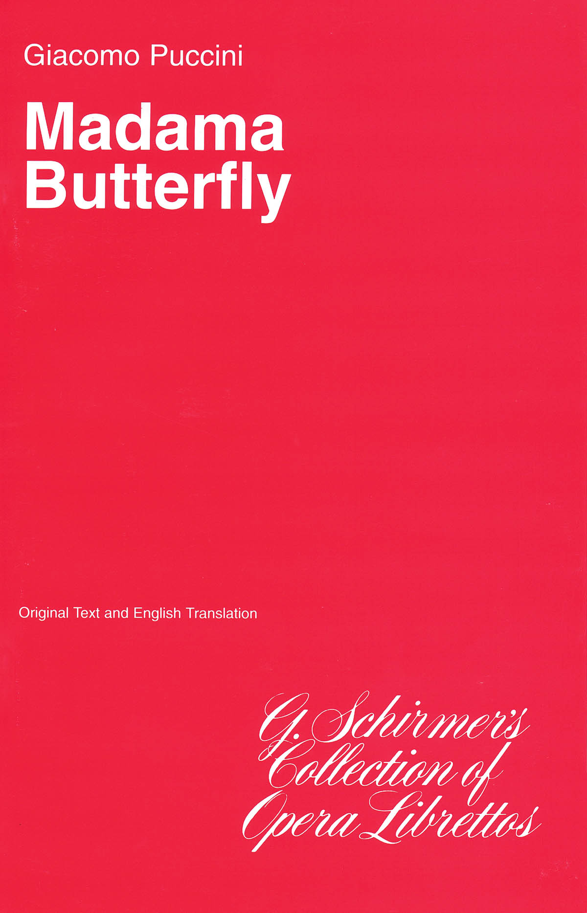 Vorderes Coverbild Madame Butterfly