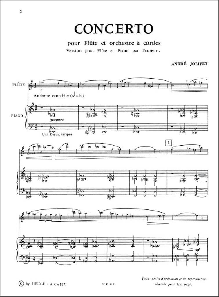 Anderes Coverbild Concerto pour flûte et orchestre à cordes