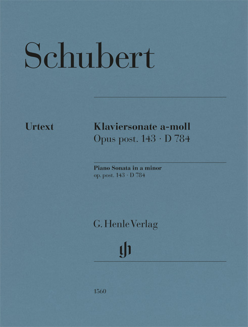 Vorderes Coverbild Klaviersonate a-moll op. post. 143 D 784