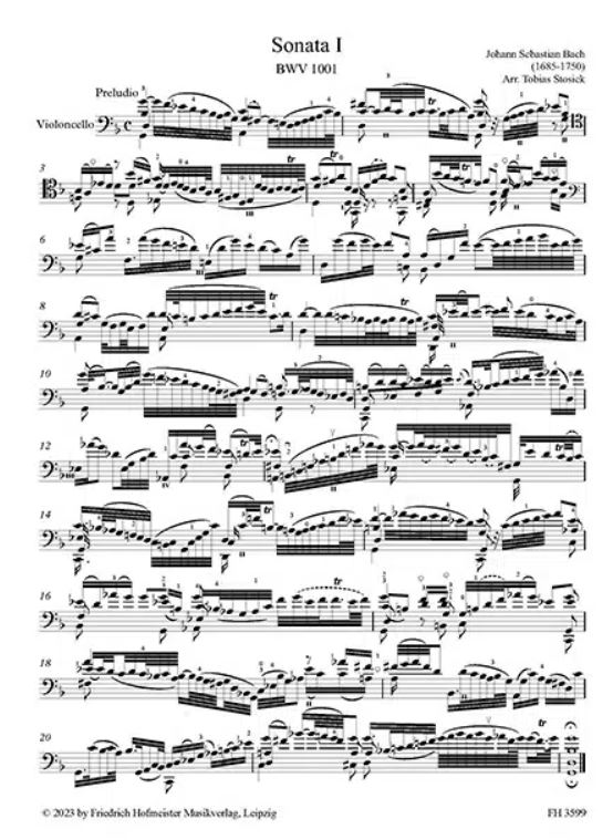 Vorderes Coverbild Drei Sonaten und drei Partiten für Violine solo BWV 1001-1006