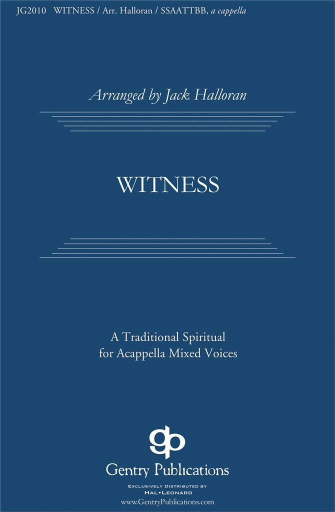 Vorderes Coverbild Witness