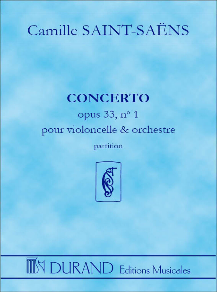 Vorderes Coverbild Cellokonzert Nr. 1 a-Moll Op. 33