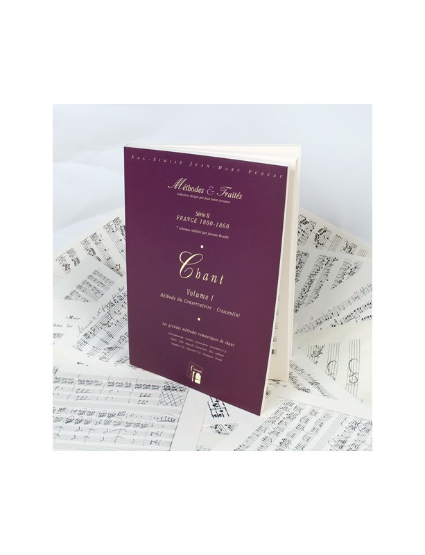 Vorderes Coverbild Chant - Vol 1 France 1800-1860 pour voix