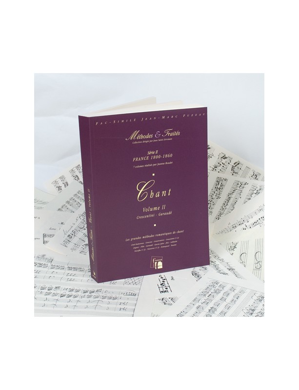 Vorderes Coverbild Chant - Vol 2 France 1800-1860 pour voix