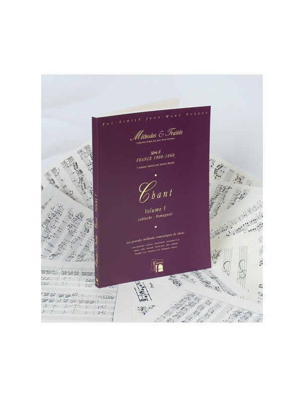 Vorderes Coverbild Chant - Vol 5 France 1800-1860 pour voix
