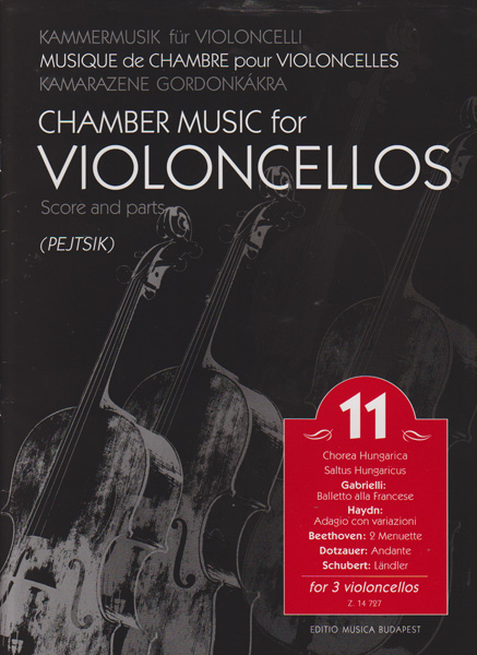 Vorderes Coverbild Kammermusik für Violoncelli 11
