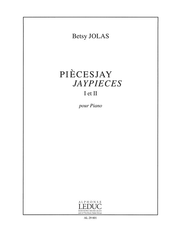 Vorderes Coverbild PiècesJay Jaypieces I & II