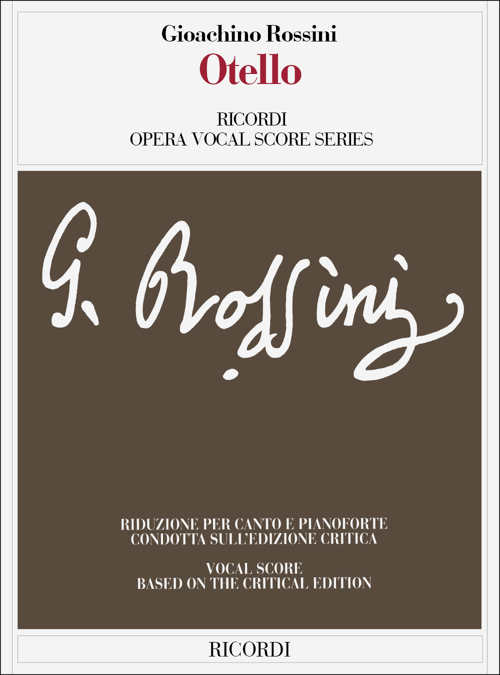 Vorderes Coverbild Otello