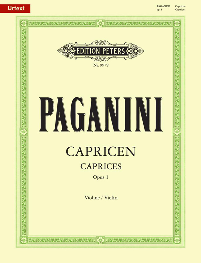 Vorderes Coverbild 24 Capricen für Violine solo op. 1
