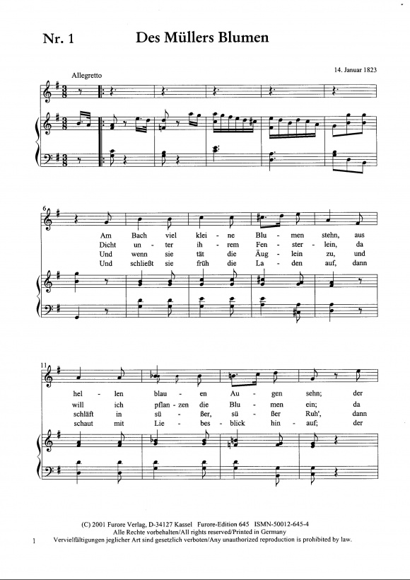 Anderes Coverbild Acht Lieder für hohe Stimme