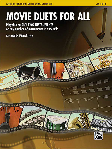 Vorderes Coverbild Movie Duets for All - Alto Saxophone