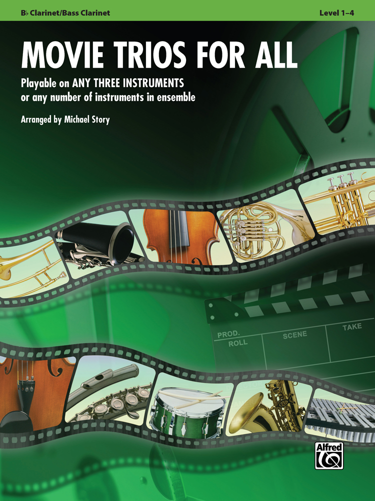 Vorderes Coverbild Movie Trios for All - Clarinet