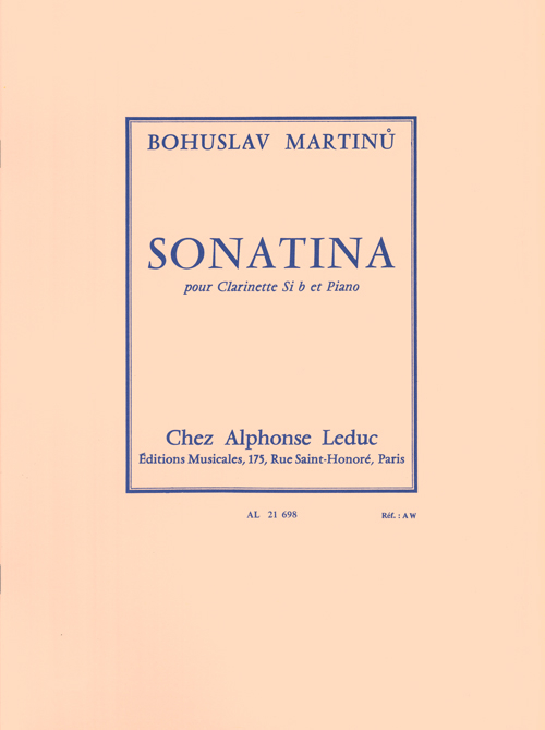 Vorderes Coverbild Sonatina