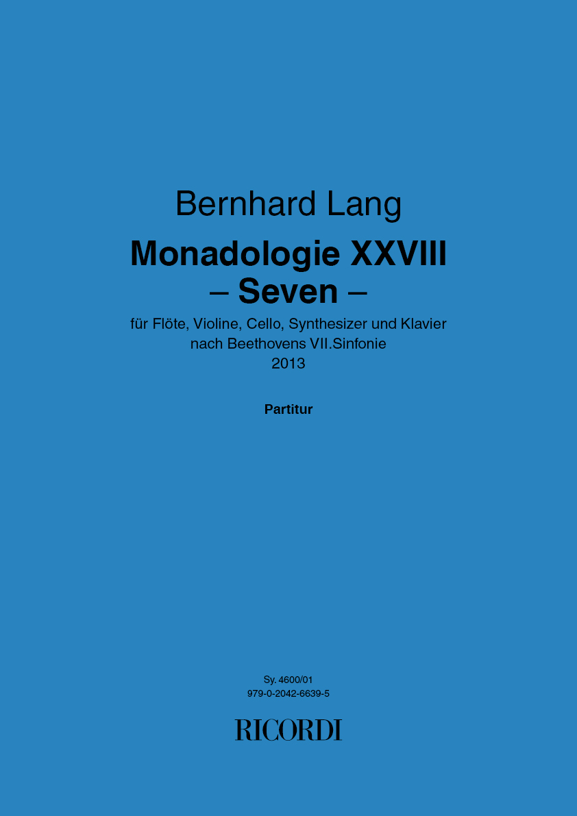 Anderes Coverbild Monadologie XXVIII Seven