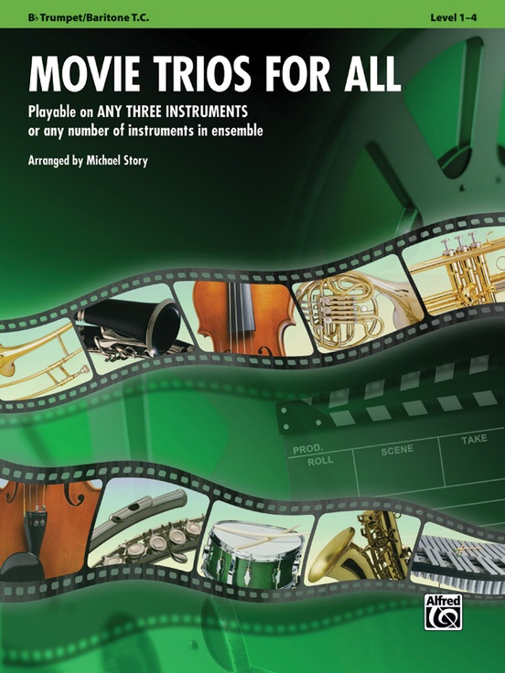 Vorderes Coverbild Movie Trios for All - Trumpet