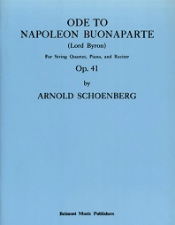 Vorderes Coverbild Ode an Napoleon Bonaparte op. 41