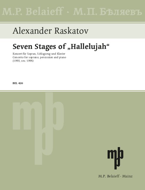 Vorderes Coverbild Seven Stages of „Hallelujah“