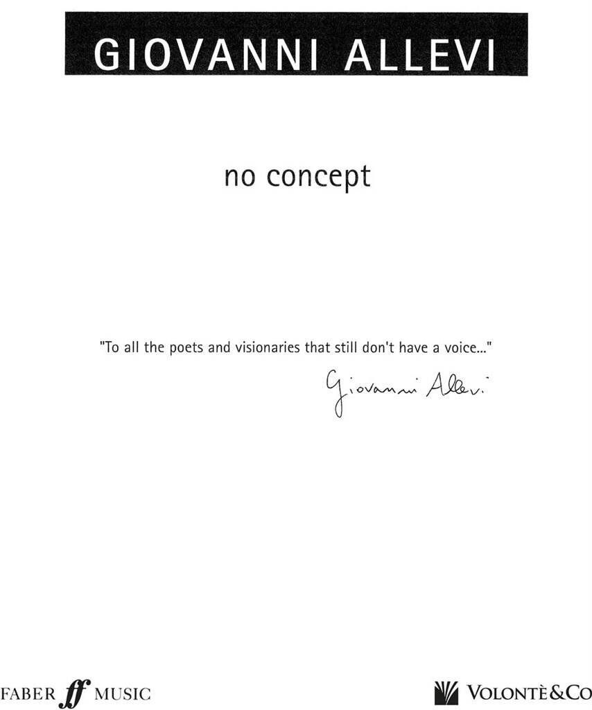 Vorderes Coverbild No Concept