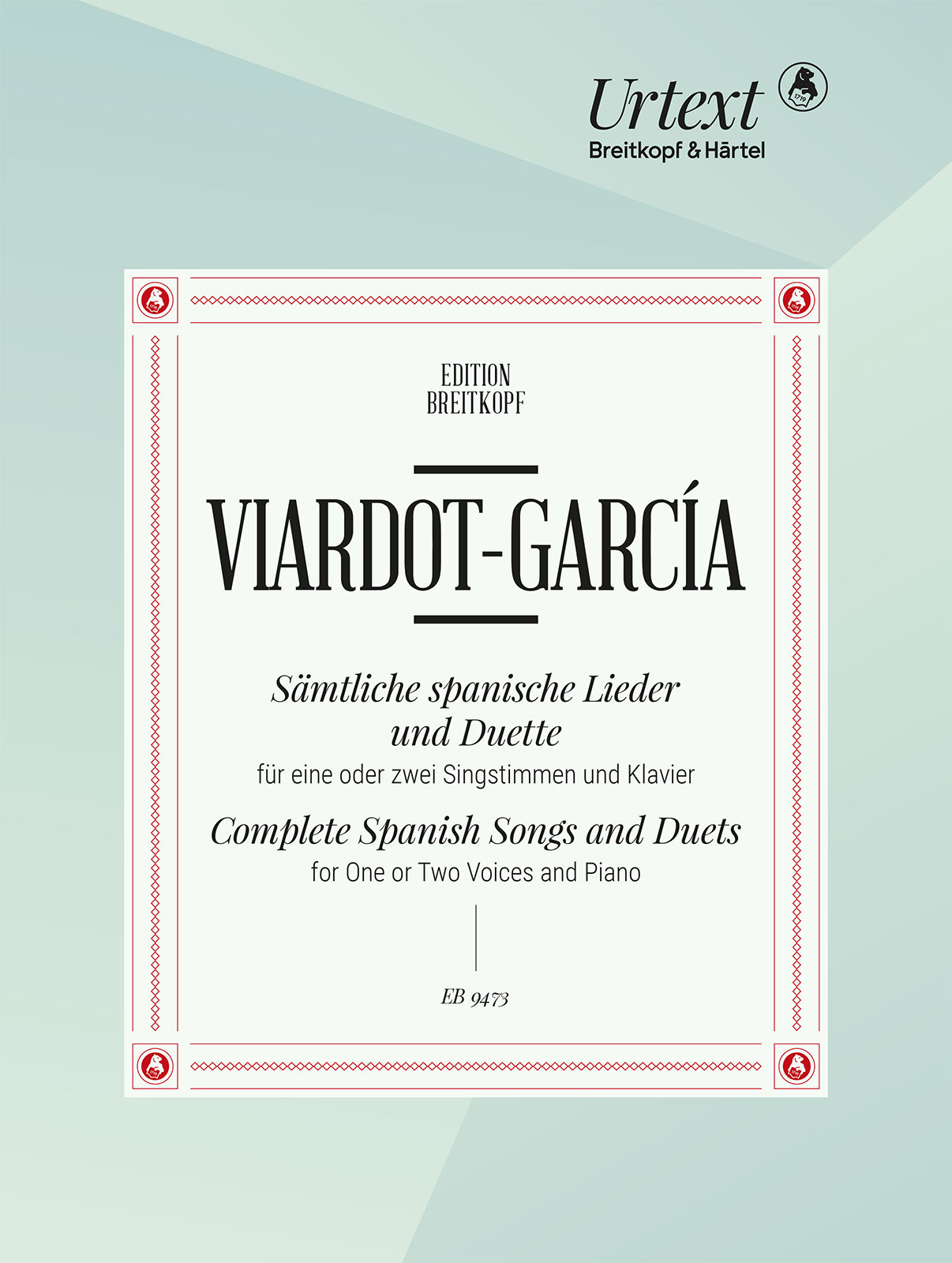 Vorderes Coverbild Sämtliche spanische Lieder und Duette