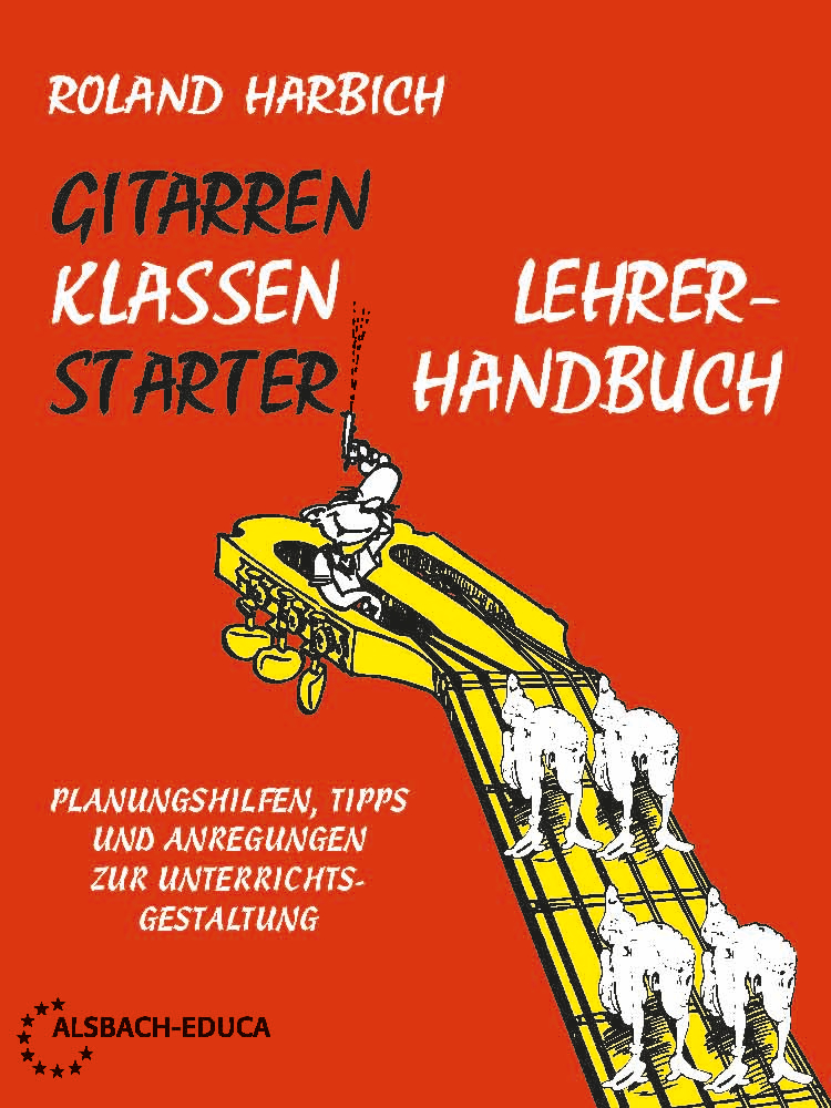 Vorderes Coverbild GitarrenKlassenStarter - Lehrerhandbuch