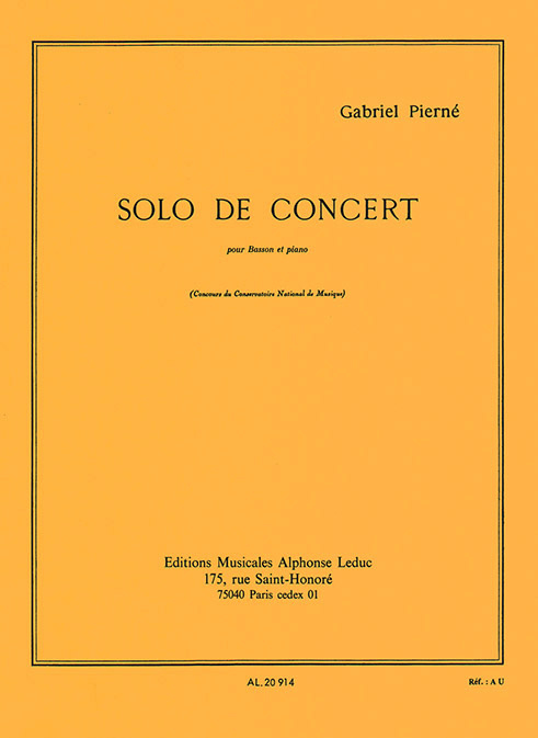 Vorderes Coverbild Solo de Concert op. 35