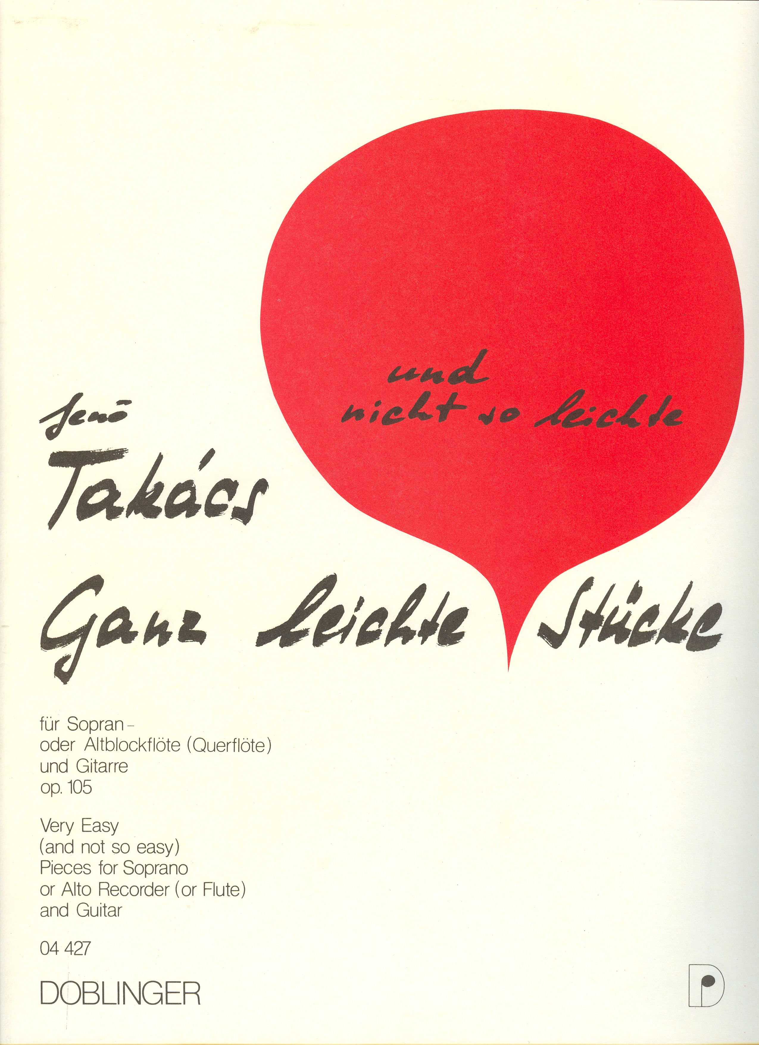 Vorderes Coverbild Ganz leichte (und nicht so leichte) Stücke op. 105