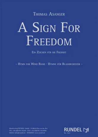 Vorderes Coverbild A Sign For Freedom / Ein Zeichen für die Freiheit