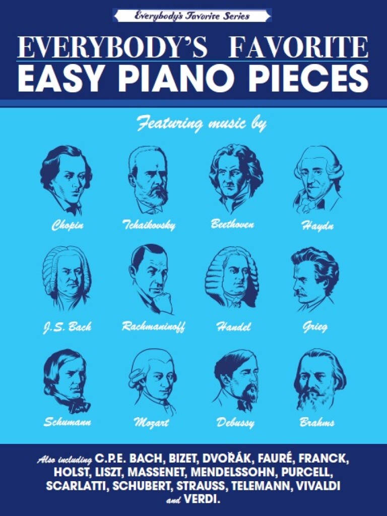 Vorderes Coverbild Everybody's favorite easy Piano Pieces