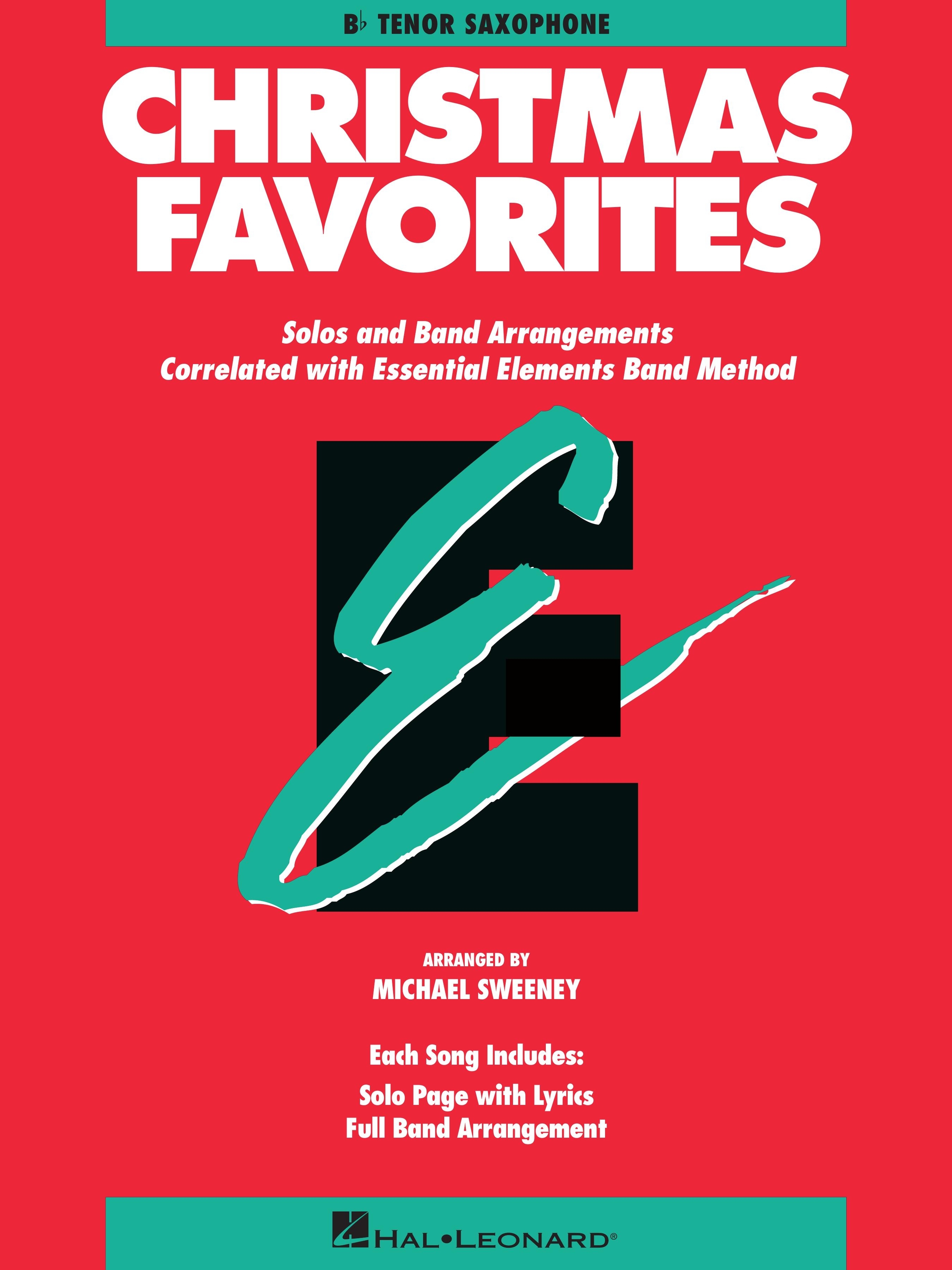 Vorderes Coverbild Essential Elements Christmas Favorites - Tenor Sax