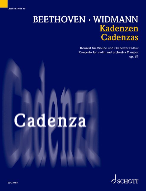 Vorderes Coverbild Kadenzen op. 61